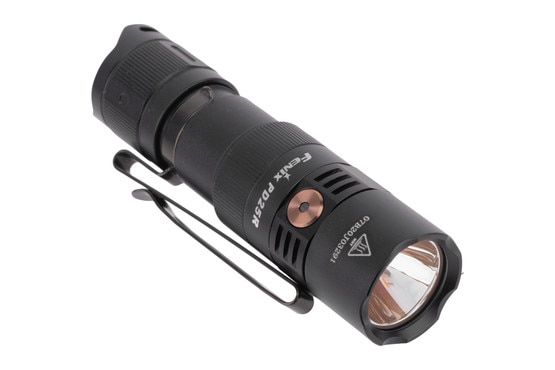 Fenix PD25R Rechargeable EDC Flashlight outputs up to 800 lumens.